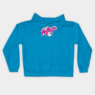 Defunct Hartford Hellcats CBA Basketball 1993 Kids Hoodie